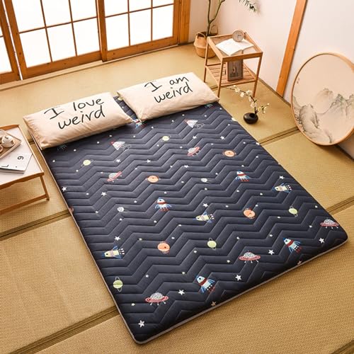 FloAPa Japanische Futon Matratze Faltbar Tatami Bodenmatte Tragbare Camping Matratze Schlafmatte Bodenliege Couch Bett Queen,004,90 * 200CM von FloAPa