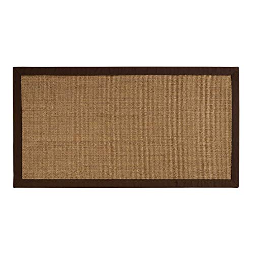 100% Reiner Sisal Teppich Kork Amazonas mit Bordüre in verschiedenen Größen (70 x130 cm) von Floordirekt