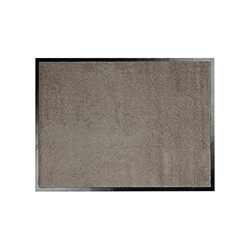 Fußmatte Performa - Türmatte Sauberlaufmatte Fußabtreter - Fussmatte Teppich - für Flur Eingang Eingangsbereich - rutschfest & waschbar - in vielen Farben (Sparrow 92, 60 x 90 cm) von Floordirekt