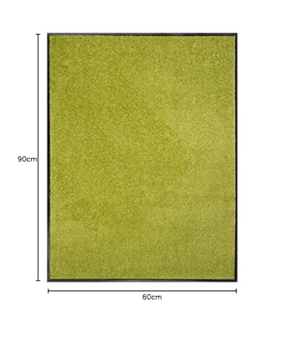 Schmutzfangmatte GRÜN - XXL Teppich für Flur Eingang Eingangsbereich innen & außen - Türmatte Sauberlaufmatte Fußabtreter Fussmatte - rutschfest & pflegeleicht (40 x 60 cm, Use & Wash) von Floordirekt