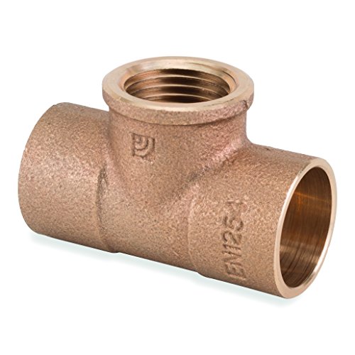 Flowflex 4130 g.28 X 1/2 x 28 Bronze Tee, Kupfer/Messing, 28 x 1/2 Zoll x 28 mm, Set 10 Stück von Flowflex