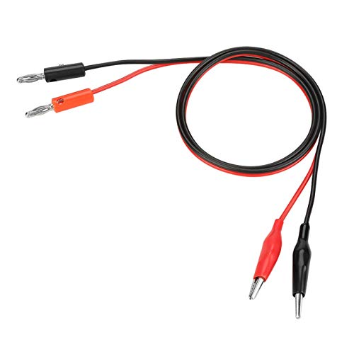 Bananenstecker-Kabel, Ausgangskabel Leitung Bananenstecker-Klemmkabel 30V 5A für einstellbares geregeltes Gleichstromnetzteil für Multimeter, Netzteile und mehr von Focket