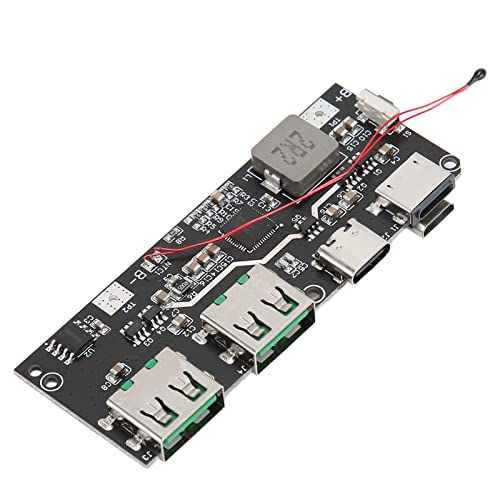 Focket Mobiles Lademodul, 5 USB Anschlüsse 4,2V 4,35V 4,4V 4,5V 5A Ladung Entladung Integriertes Modul PCB Platine Modul, Kurzschlussschutz Batterieladegerät Platine mit A1 Typ A2 B C von Focket