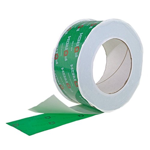 12 Rollen Klebeband 50mm x 25 lfm für Dampfbremse Dampfsperre Dampfsperrfolie Dampfbremsfolie OSB - Systemklebeband grün von Förch