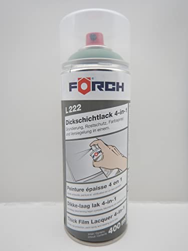 FORCH 4 in 1 RAL 6011 RESEDAGRÜN GRÜN DICKSCHICHTLACK LACK SPRAY SPRAYDOSE 400ML (1) von FORCH