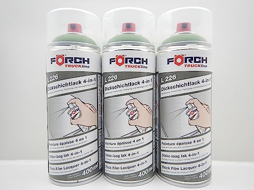 FORCH 4 in 1 KRONE GRÜN LANDMASCHINE DICKSCHICHTLACK LACK SPRAY SPRAYDOSE 400ML (1) von FORCH