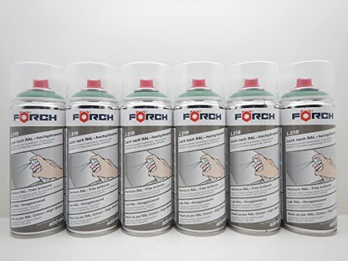 FORCH LAUBGRÜN GRÜN RAL 6002 LACK LACKSPRAY SPRAY SPRAYDOSE 400ML (6) von FORCH