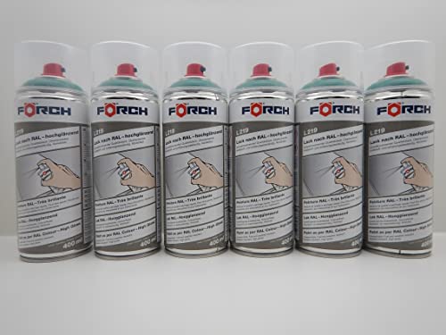 FORCH PATINAGRÜN GRÜN RAL 6000 LACK LACKSPRAY SPRAY SPRAYDOSE 400ML (6) von FORCH