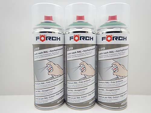 FORCH LAUBGRÜN GRÜN RAL 6002 LACK LACKSPRAY SPRAY SPRAYDOSE 400ML (3) von FORCH