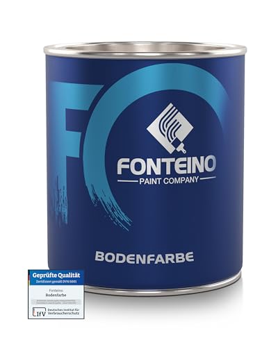 Fonteino Bodenfarbe Seidenmatt Betonfarbe Fußbodenfarbe Estrichfarbe I Hoch deckend, Wasserbasiert, Geruchsarm I Beige ähnl. RAL1001 I 750mL Fonteino Bodenfarbe Seidenmatt Betonfarbe Fußbodenfarbe Estrichfarbe I Hoch deckend, Wasserbasiert, Geruchsarm I Beige ähnl. RAL1001 I 750mL von Fonteino