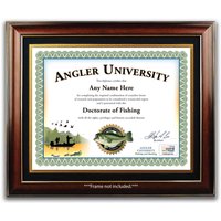 Personalisiert Angeln Outdoorsman University Zertifikat - Digital Oder Gedruckt Fish Fisherman Award Diplom Geburtstag Geschenk Weihnachten von ForAnyOccasionGift