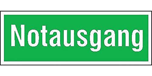 Schild Alu 105x297 mm Notausgang von FORMAT