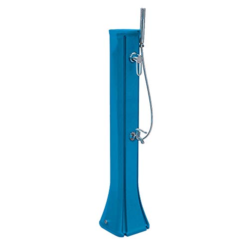 Formidra - Solardusche Happy Go 23L – DS-HG142BL – Solardusche außen aus Polyethylen HD mit abnehmbarer Handbrause, Mischbatterie und Füße, kompakt und funktional, Blau, 26 x 29 x 120 cm Formidra - Solardusche Happy Go 23L – DS-HG142BL – Solardusche außen aus Polyethylen HD mit abnehmbarer Handbrause, Mischbatterie und Füße, kompakt und funktional, Blau, 26 x 29 x 120 cm von Formidra