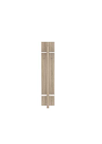 FORTE Attrus Paneel mit 2 Fächer, Holzwerkstoff, Sandeiche, 40 x 198,4 x 38,5 cm von Forte