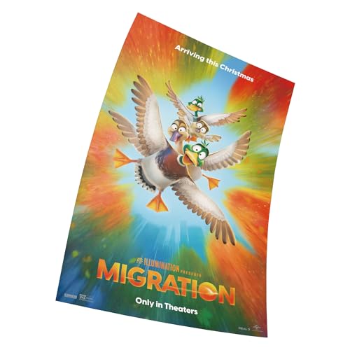 Migration Movie Poster Größe 11" x 17" Dekorative Rahmenloses Kunst Geschenk (28 x 43 cm) Leinwand Poster von Fortiaboot
