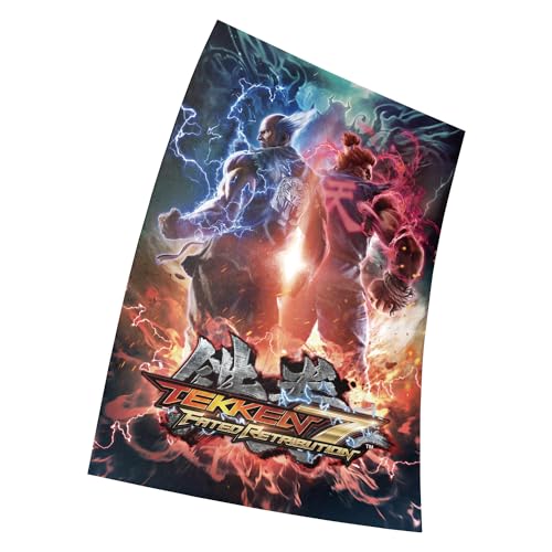 Fortiaboot Tekken 7 Poster Größe 11"" x 17"" Dekorative Rahmenloses Kunst Geschenk (28 x 43 cm) Leinwand Poster von Fortiaboot