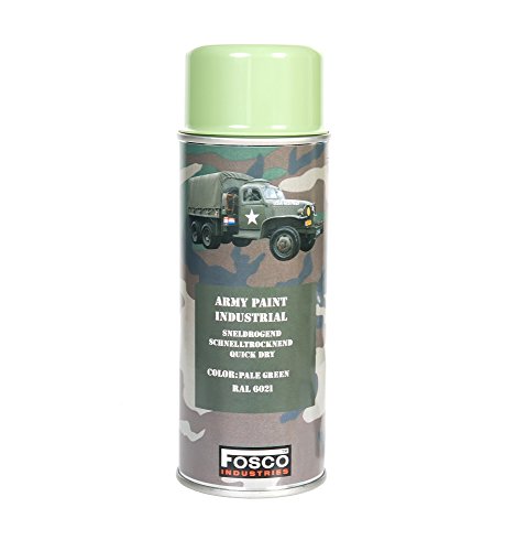 Monstercolors Army Paint 400 ml Spray Hellgrün RAL 6021 Militär Fahrzeug Farbe Camouflage Paintball von Fosco Army Paint