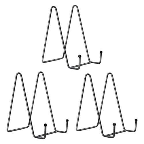 Fozriybefy 3er-Pack Großer Tellerhalter-Ausstellungsständer - 10 Hohe Tellerständer Zur Ausstellung - Metall-Bilderrahmenständer - Großer Staffeleiständer Fozriybefy 3er-Pack Großer Tellerhalter-Ausstellungsständer - 10 Hohe Tellerständer Zur Ausstellung - Metall-Bilderrahmenständer - Großer Staffeleiständer von Fozriybefy