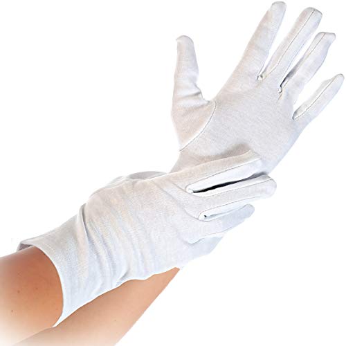 Hygostar Baumwoll-Handschuh BLANC Größe XL, 1 Paar/Pack, 271133 von FRANZ MENSCH