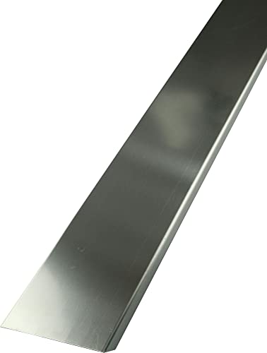 Fuchs Design Abschlussprofil für 8 cm starke Glasbausteine Edelstahl V2A gebürstet - 2 m Länge von Fuchs Design