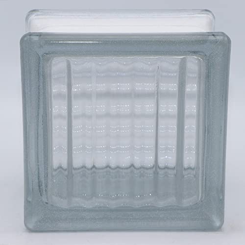 Basic Glasbaustein Gekreuzt klar glänzend 11,5x11,5x8 cm - 5 Stück von Fuchs Design
