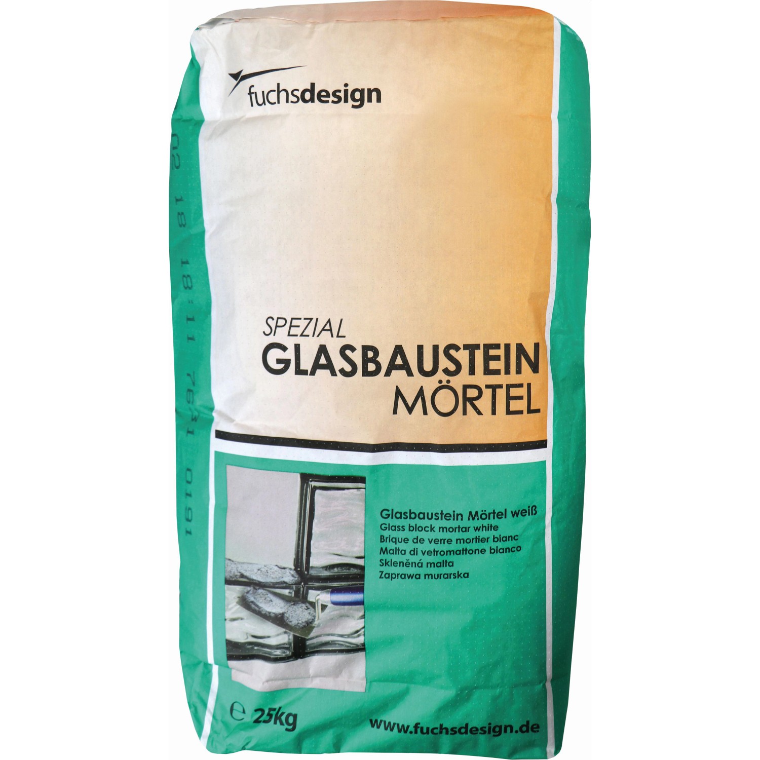 Fuchs Glasstein Spezial Mörtel 25 kg Sack von Fuchs Design