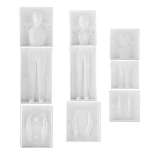 3D-Menschenförmige Familien-Fondant-Kuchenformen, DIY-Backdekoration, Backgeschirr für Gebäckliebhaber von Fuerdich