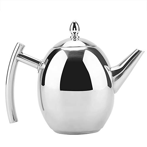 Edelstahl-Teekanne, 1500 Ml Wasserkocher Mit Großem Fassungsvermögen Und Abnehmbarem Netzfilter Für Das Teerestaurant zu Hause(1000ML) von Fuerdich