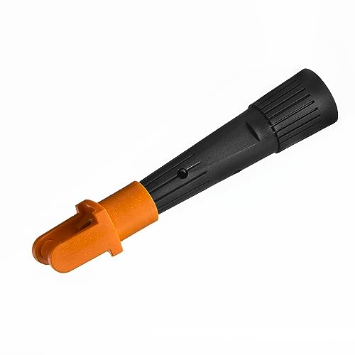 FUGINATOR® EU-Adapter in orange für den Fuginator – Vereinfachte Fugenreinigung Dank dem Adapter. Passend für Besen- und Bodenwischerstiele. Hilfe zur Fugenreinigung in Bad, WC, Küche, Dusche usw. von CS Webkontor