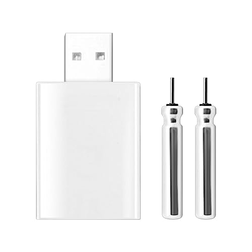 Fulenyi Schwimmbatterie zum Angeln, Lithium-Batterie USB elektronisch CR425 für Nachtangeln, Leuchtendes Sicherheits-Schnellladezubehör für PC, Laptop, Autostecker von Fulenyi