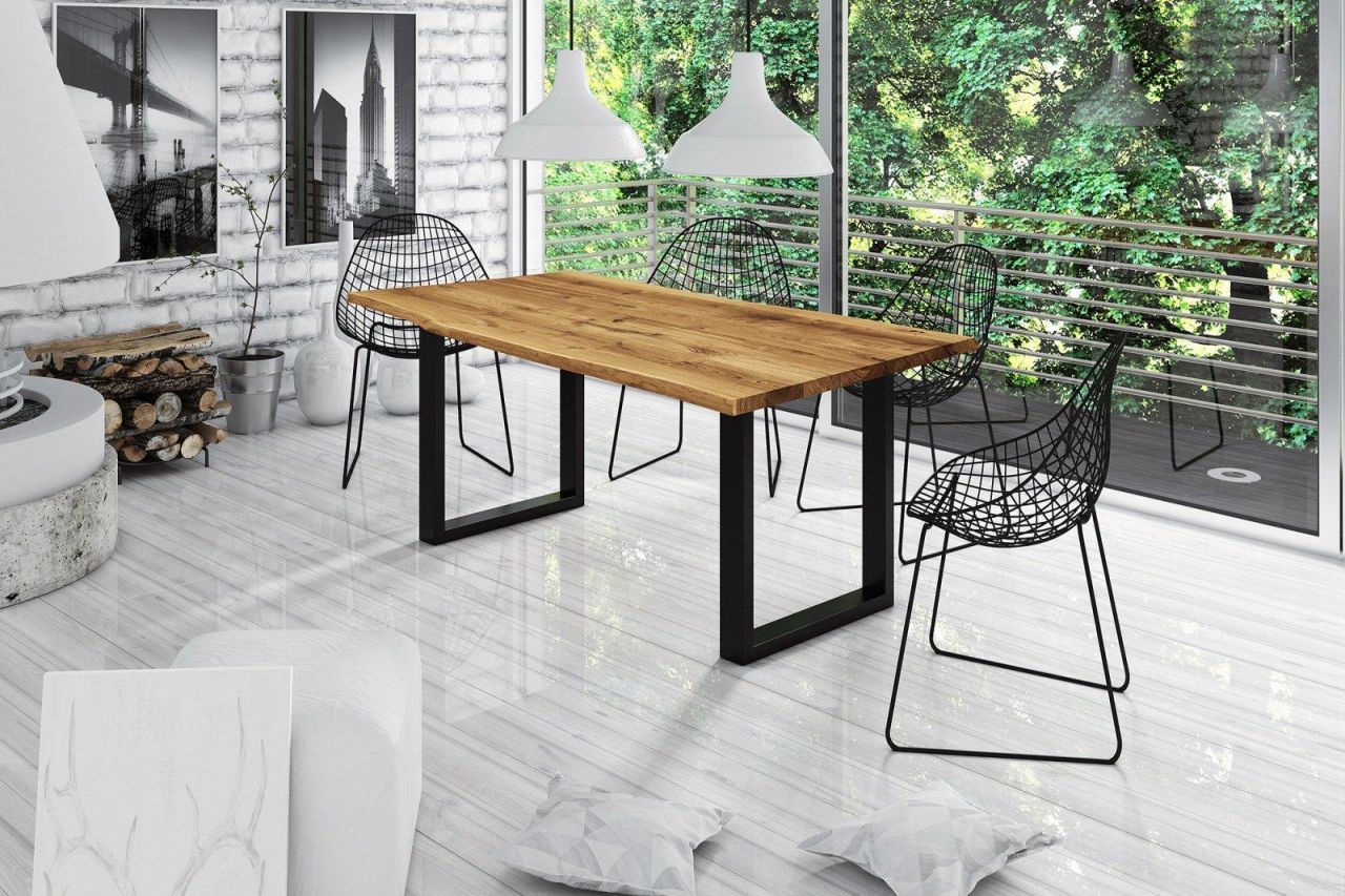 Esstisch Tisch IRJA Wildeiche geölt 160x90 cm von Fun Möbel