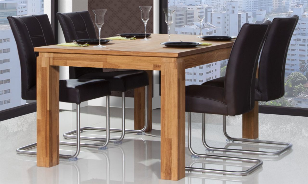Esstisch Tisch MAISON Eiche massiv 170x100 cm von Fun Möbel