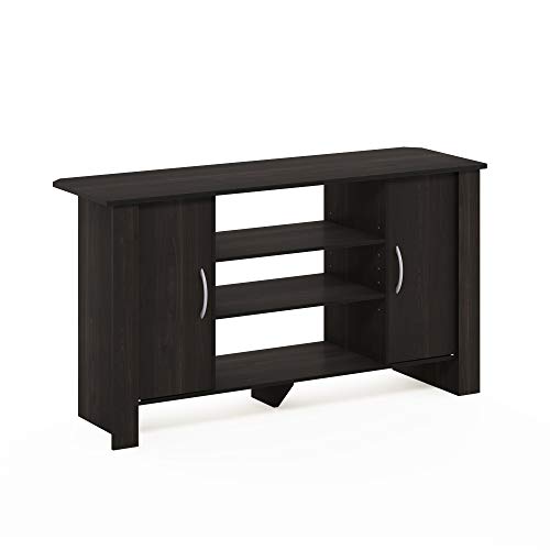 Furinno Econ TV Stand Unterhaltungszentrum, Espresso, 106.9 (Breite) x 57.9 (Höhe) x 34.3 (Tiefe) cm von Furinno