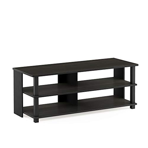 Furinno Sully 3-Stufe TV-Ständer für TV bis 48, Espresso/Schwarz, 104.4 (Breite) x 40.1 (Höhe) x 39.4 (Tiefe) cm von Furinno