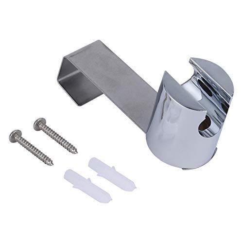 Furnoor Edelstahl + ABS Halter Haken Kleiderbügel für Handbrause WC Bidet Sprayer Nickel gebürstet(One Position Holder Height) von Furnoor