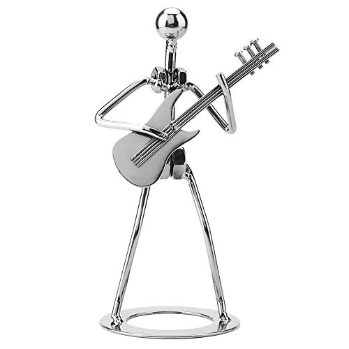 Gitarrist Spieler Sammlerfigur Ornamente Geschenk Eisen Metal Musician Player Musizierendem Figur Dekoration von Fydun