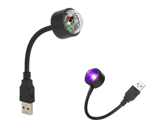 LED Auto Decke Starlight, Mini USB Projektorlicht, USB Projektor Licht Aluminiumlegierung Autodach USB Stern Nachtlicht Dekoration für Autoinnenraum Decke Schlafzimmer Party und Mehr von Fyearfly