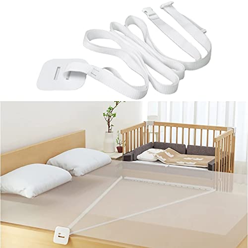 Fyihoxi Gurt für Babybett Gurt für Boxspringbetten 8M Beistellbett Befestigung Beistellbett Gurt Einstellbarer Beistellbett Gurt Befestigung Beistellbetten Gurt für Boxspringbetten und Kinderbetten von Fyihoxi