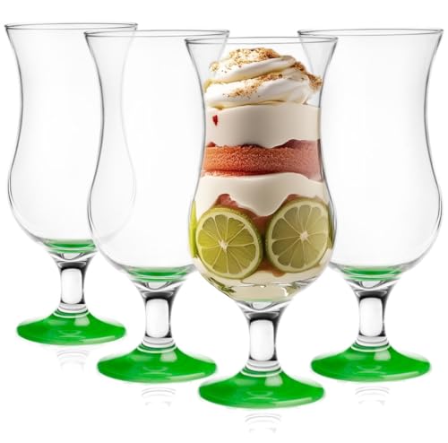 Glasmark Krosno Gläser Cocktailgläser Set Longdrink Cocktail Gin Bier Wasser Longdrinkgläser Cocktailgläser Trinkglas Wasserglas Glas Smoothie Dessert Spülmaschinenfest Grün 4 x 420ml Glasmark Krosno Gläser Cocktailgläser Set Longdrink Cocktail Gin Bier Wasser Longdrinkgläser Cocktailgläser Trinkglas Wasserglas Glas Smoothie Dessert Spülmaschinenfest Grün 4 x 420ml von Glasmark KROSNO 1992