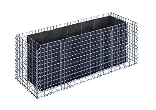 Gabiona - Gabionen Hochbeet HxBxT: 170x60x60 cm - Eckiger Gabionenkorb als Beet für den Garten - Maschenweite 5x5 cm Gabiona - Gabionen Hochbeet HxBxT: 170x60x60 cm - Eckiger Gabionenkorb als Beet für den Garten - Maschenweite 5x5 cm von GABIONA