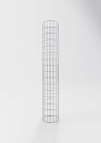 Gabiona - Gabionensäule - HxD: 160 x 27 cm - Maschenweite 5 x 10 cm - Verzinkte, runde Gabione ist korrosionsbeständig Gabiona - Gabionensäule - HxD: 160 x 27 cm - Maschenweite 5 x 10 cm - Verzinkte, runde Gabione ist korrosionsbeständig von GABIONA