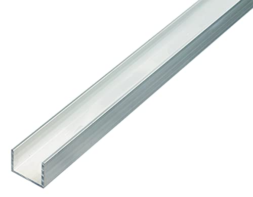 Alberts 488130 U-Profil | Aluminium, natur | 1000 x 30 x 20 mm von Alberts