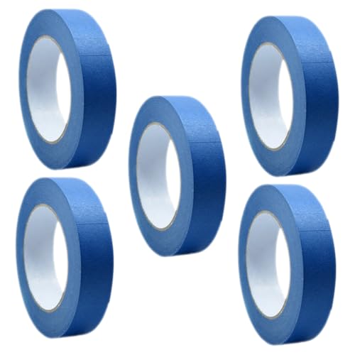 GALPADA 5 Rollen Malerband Blaues Abklebeband für Wände Auto und DIY Projekte Breit Stark Haftend zum Streichen und Dekorieren Rückstandslos Ablösbar GALPADA 5 Rollen Malerband Blaues Abklebeband für Wände Auto und DIY Projekte Breit Stark Haftend zum Streichen und Dekorieren Rückstandslos Ablösbar von GALPADA
