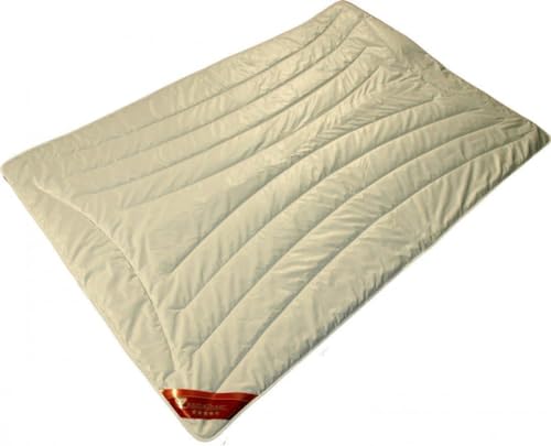 GARANTA Premium Kamelhaar Duo-Leicht Steppbett Ganzjahres Bettdecke 135x200 1100g von GARANTA