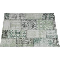 GARDEN IMPRESSIONS Outdoor-Teppich »Blocko«, BxL: 290 x 200 cm, grün/grau/weiß - gruen von GARDEN IMPRESSIONS