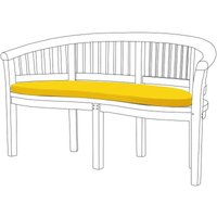 Gardenista - Outdoor Banana 2-Sitzer-Bank-Sitzkissen, 138x50x5 cm wasserabweisende Bank-Sitzauflage, langlebige und leichte Gartenbank-Sitzpolsterung von GARDENISTA