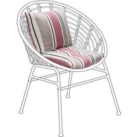 Gardenista - Stuhl Sitzpolster mit Rückenkissen für Sitzgelegenheiten im Freien, wasserabweisende Baumwoll-Terrassenstuhlkissen für den Garten mit von GARDENISTA