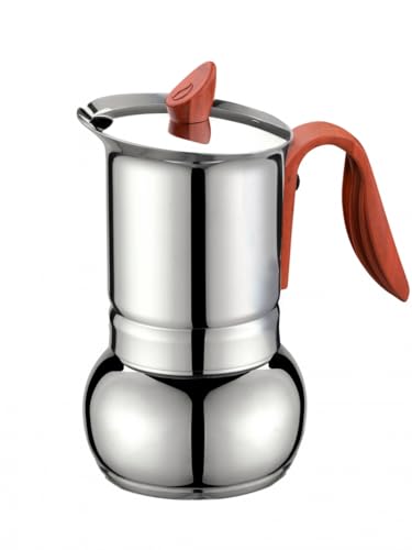 GAT Spa – Italienische Kaffeemaschine OPERA WOOD INDUCTION 4 Tassen von GAT