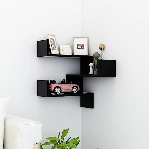 GCHDHAPB Regal für Zuhause, Wandregale & Latten, Wand-Eckregal, schwarz, 40 x 40 x 50 cm, Holzwerkstoff GCHDHAPB Regal für Zuhause, Wandregale & Latten, Wand-Eckregal, schwarz, 40 x 40 x 50 cm, Holzwerkstoff von GCHDHAPB