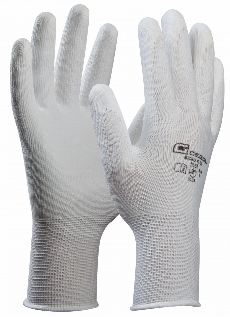 Gebol Handschuh Micro Flex weiß von GEBOL